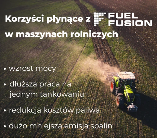 Korzyści z Fuel Fusion w maszynach rolniczych